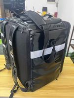 Mochila de fiambrera publicitaria para llevar de 18,5 pulgadas, mochila de cartelera Digital, bolsa de entrega de alimentos LCD para exteriores