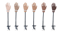 Nouvel outil d'entraînement réaliste en silicone pour le nail art 2023 avec pratique de la flexion des doigts, 6 couleurs disponibles