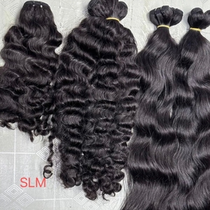 Lớp Biểu Bì Phù Hợp Nguyên Nhà Tài Trợ Phần Mở Rộng Tóc Màu Sắc Tự Nhiên Miến Điện Tóc Thô Bó Bán Buôn Các Nhà Cung Cấp - Product Image 1