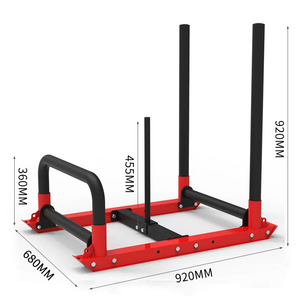 Gym Sled Push Car Commercial <span class=keywords><strong>Track</strong></span> Field Weight-Bearing Running Resistance Energy Training Private Training Studio Equipment - Product Image 2