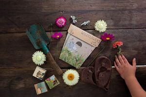 Wildflower ButterfliesBees Old English Thyme Starlflower Borage Shirley Double Poppy Miss Jekyll Nigella Garden Planting Floor - Product Image 6