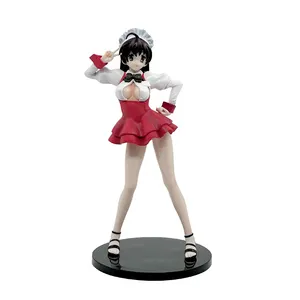 Venta al por mayor chica Kawaii Saenai Heroine No Sodate-kata Megumi Kato Anime figura de acción PVC juguete lindo muñeca regalo de cumpleaños para niños