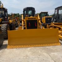 Bulldozer Usado de 132KW a Precio Económico, Bulldozer Pequeño Shantui SD16 Original de Alta Calidad, Bulldozer Shantui Usado con Motor Original