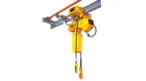FEM Factory Trolley Travel Type 1t 2t 3t 5t 10t Light Lifting High Speed Mini Chain Hoist Electric For Monorail