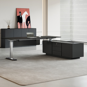 Escritorio Ejecutivo Moderno de Lujo para CEO, Escritorio Grande para Gerente, Escritorio de Computadora de Alta Gama, Muebles de Oficina con Cajonera - Product Image 5