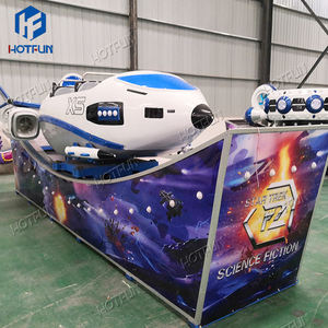 Manège Voiture Volante pour Adultes et Enfants - Équipement de Parc d'Attractions Extérieur avec Construction en Fibre de Verre et 7 Sièges - Product Image 6