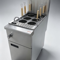 Nieuwe commerciële noedelkoker met nauwkeurige temperatuurregeling, voor noedels & groenten. Behoud de perfecte noedeltextuur.