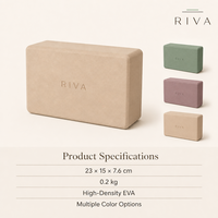 Blocs de yoga EVA haute densité, écologiques, imperméables, portables, 260g/300g, pour usage universel, exercices de yoga à domicile