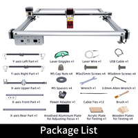 Graveur laser de bureau Aufero LU2-2 2W pour le bois, le cuir, le papier, les projets de découpe et de gravure DIY