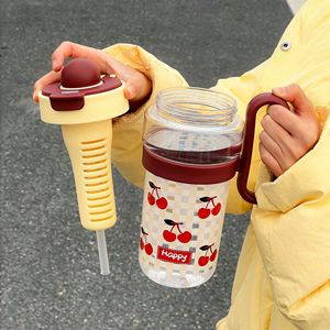 Botella de agua de plástico de gran capacidad de 1200ml, ligera, de lujo, Premium, para mujeres, hombres, para uso en oficina, coche al aire libre, con nuevo Ice <span class=keywords><strong>King</strong></span> - Product Image 4