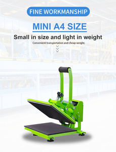 <span class=keywords><strong>Prensa</strong></span> Térmica Manual Económica de 9x12 Pulgadas y 450W con Placa de Calentamiento Uniforme para Resultados de Transferencia Suaves - Product Image 4