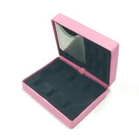Boîte d'emballage de fléchettes rectangulaire de luxe en cuir PU professionnel avec insert EVA