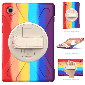 Arcobaleno Colorato Simmetria Per Il Caso di <span class=keywords><strong>Samsung</strong></span> Galaxy <span class=keywords><strong>Tab</strong></span> <span class=keywords><strong>A7</strong></span> 10.4 T500 T505 T507 T505N Defender Cavalletto Mano Cinghia di <span class=keywords><strong>Tablet</strong></span> Della Copertura - Product Image 3