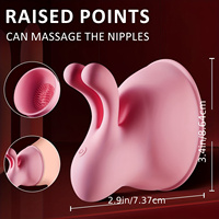 Nippel Spielzeug Clip Starkes Saugen Stimulator Massage gerät Rotations modus Wiederauf lad bares Sexspielzeug für Erwachsene für Frauen Paar Vergnügen