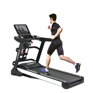 Lijiujia mesin berlari insatallation, cahaya motor mudah dilipat treadmill incline otomatis 0-15 Level