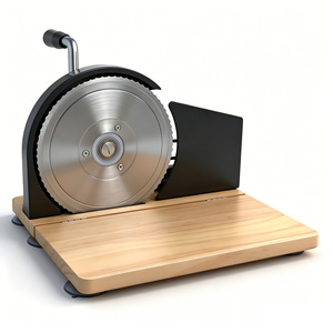 Hand Crank Manual <b>Bread</b> Slicer Machine Adjustable Thickness Wooden Base Toast Slicer for Home Bakery Use - Product Image 6