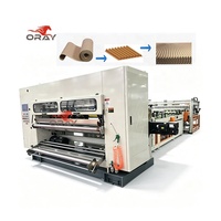 Machine de découpe et rainurage automatique pour stockage, 3-8 secondes, pour carton ondulé simple couche 2 plis, équipement de découpe transversale, 6 lames, 12 rainures