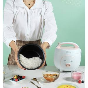Mini Arrocera Midea de 3L, Portátil, Eléctrica, con Forma de Tambor, para Uso en el Hogar y Dormitorios - Product Image 3