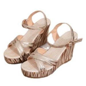 2026 Sexy Open Toe <b>Sandals</b> for Women Summer New Style Korean Version One Button Straps Fluffy Platform Wholesale - Product Image 5