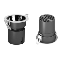Nouveau spot LED encastré COB, éclairage mural anti-éblouissement profond, lampe de lavage mural pour salon sans lumière principale, décoration intérieure