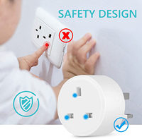 Prise intelligente Zigbee Tuya 15A ZB-UK avec fonction de surveillance de la consommation et de programmation, prise intelligente Zigbee UK