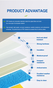 Pannello <span class=keywords><strong>FRP</strong></span> trasparente per officina industriale lastre di copertura in fibra di vetro rinforzate in plastica trasparente piastrelle-pannello <span class=keywords><strong>FRP</strong></span> resistente Anti-UV - Product Image 3