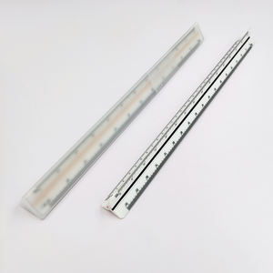30Cm Professionele Tekening Heerser Afgeschuinde Randen Architectuur 6 Verhouding 1:100/200/250/300/400/500 Hoge Driehoekige Schaal Heerser - Product Image 5