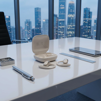 Auriculares Estéreo Deportivos O1 OWS de Fábrica OEM, con Bluetooth, Diseño Abierto, Gancho para la Oreja, Indicador LED de Batería, Cancelación de Ruido ENC