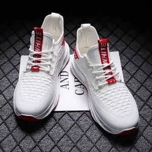 Zapatillas deportivas antideslizantes con cordones para hombre, zapatos de correr duraderos, de fábrica China, a bajo precio