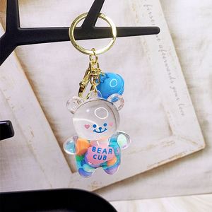 Nuevo Llavero de Oso Líquido con Piedras de Colores, Colgante de Moda para Coche, Muñeca o Bolso, Accesorios para Coche, Regalos de Oso Líquido Aceitado, Llavero para Niños - Product Image 5