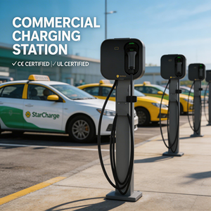 เครื่องชาร์จเร็ว2ช่องสำหรับใช้ในครัวเรือนเครื่องชาร์จ EV สำหรับใช้ใน22kW 32A ตลาดยุโรป - Product Image 3