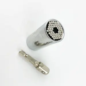7-19mm Universal Socket Tools Geschenke für Männer, Socket Set mit Power Drill Adapter, Cool Socket Gadgets für Männer