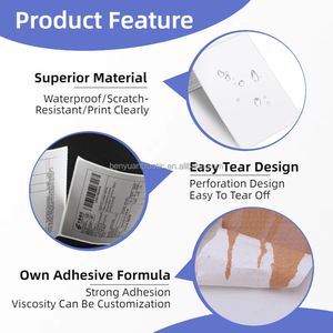 Étiquettes Thermiques Autocollantes 100x150 Imperméables, Rouleau d'Autocollants A6 pour Bordereaux d'Expédition 4x6 Blanches Compatibles Imprimante Zebra - Product Image 2