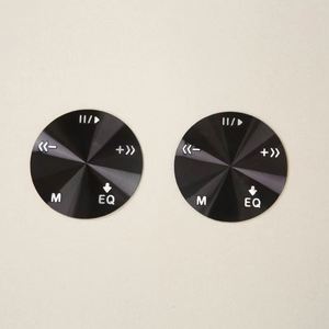 Anodized CD Grain Aluminum Buttons High Bright Metal <b>Switch</b> Knobs for bluetooth Earphones <b>Speaker</b> Temperature Control - Product Image 2