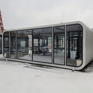 Casa Prefabbricata Moderna Tipo Apple <span class=keywords><strong>in</strong></span> Offerta, Facile <span class=keywords><strong>da</strong></span> Costruire, Ufficio Portatile Prefabbricato <span class=keywords><strong>da</strong></span> 20Ft 40Ft, Casa Container per Esterni - Product Image 2