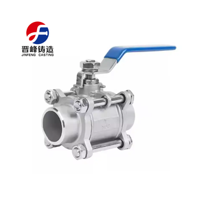 บอลวาล์วสแตนเลสบอลวาล์วเกลียว259/2999 DIN 2ชิ้นผลิตจากเหล็กผลิตในจีน - Product Image 2