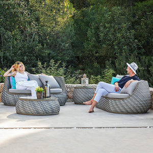 Outdoor PE Rattan Wicker Sofa Set Patio Furniture Garden Conversation Set Furniture Set for Garden Balcony - Product Image 4