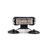 Barre lumineuse de toit LED de signalisation d'urgence clignotante pour voiture, camion, chantier, 54 LED ambre, 27 pouces