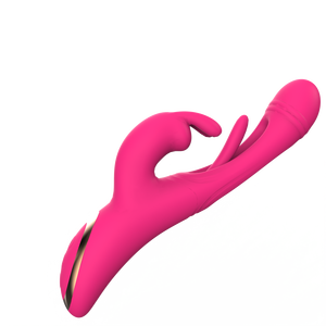 女性用3in1フィンガーフラッピングGスポットラビットバイブレーター大人のおもちゃクリトリス刺激器フラップディルドバイブレーター - Product Image 2