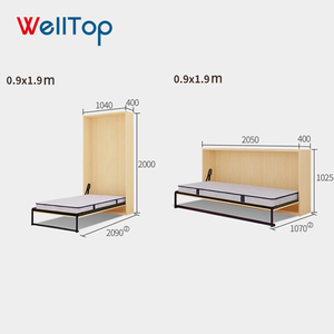 Phần Cứng Kim Loại Đơn/Đôi Kéo Ra Murphy Tường Gắn Dọc Gấp Giường VT-14.023 - Product Image 5