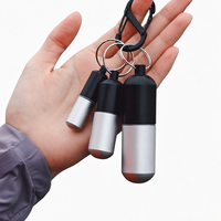 Kit de survie d'urgence en aluminium, capsule étanche, conteneur de rangement portable pour le camping, la randonnée, l'organisation des premiers secours