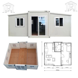 Zeer Goedkope Proof 20ft 40ft Prefab Uitbreidbare Container Huis Staal Opvouwbare Geprefabriceerde Villa <span class=keywords><strong>4</strong></span> Slaapkamer Met Toiletfabriek - Product Image 6