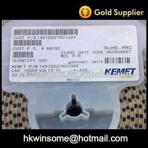 (Tantalum Capacitor) <strong>T491D227K010AT</strong> - Product Image 1
