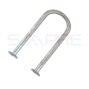 Ancres en R galvanisées à chaud pour le levage et la manutention d'éléments en béton préfabriqués et de blocs lourds - Product Image 2