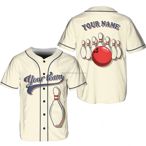 Nom et équipe personnalisés maillot de baseball et de bowling tendances de la mode vêtements de sport personnalisés imprimés uniformes Clubs Fans vêtements de sport Shorts - Product Image 1
