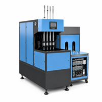Machine de soufflage de bouteilles PET semi-automatique pour bouteilles d'eau et de boissons de 200 ml, 500 ml et 1 L