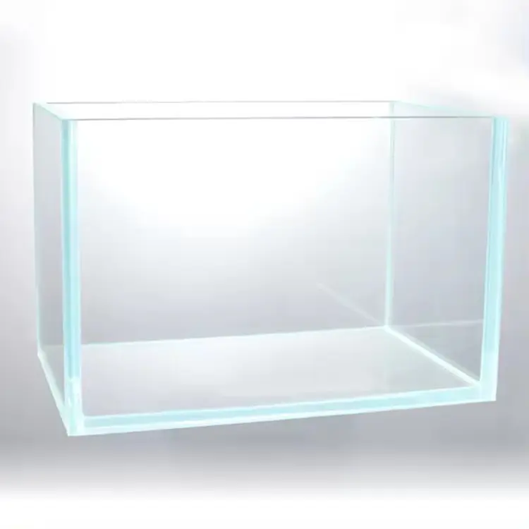 wholesale Customizable large crystal ultra white glass fish tank aquarium
