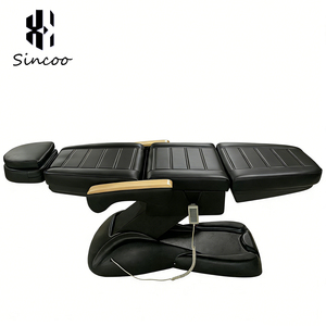 Gran oferta, cama de masaje de belleza clásica Todo negro con 3 motores, cama facial de color personalizado, cama de tatuaje multifuncional - Product Image 5