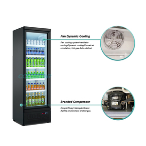 Commercial 500L <strong>Ice</strong> Cream Vertical Freezer <strong>Display</strong> Frozen <strong>Food</strong> Glass Cabinet Galato <strong>Stand</strong> up Freezer - Product Image 4