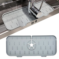 Tapis de vidange en silicone pour évier, pour robinet de cuisine, séchage tapis, 1 pièce